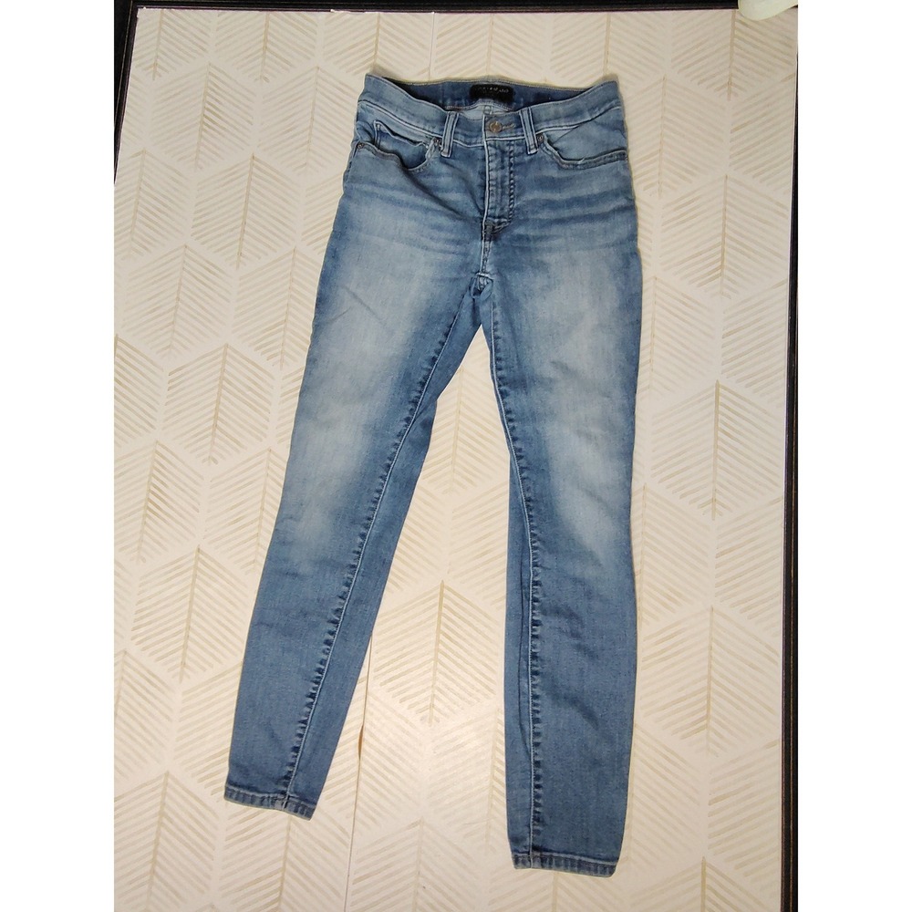 Lucky Brand Ava Mid Rise Skinny Jeans Womens 2/26 Medium‎ Wash Blue Denim